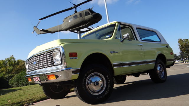 1971 chevrolet blazer base sport utility 2-door 350ci one owner