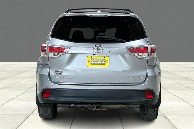 2016 toyota highlander xle