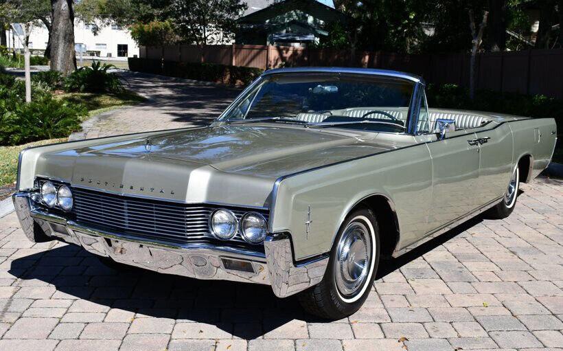 1966 lincoln continental convertible 43484 miles green 462ci 4bbl v8 engine