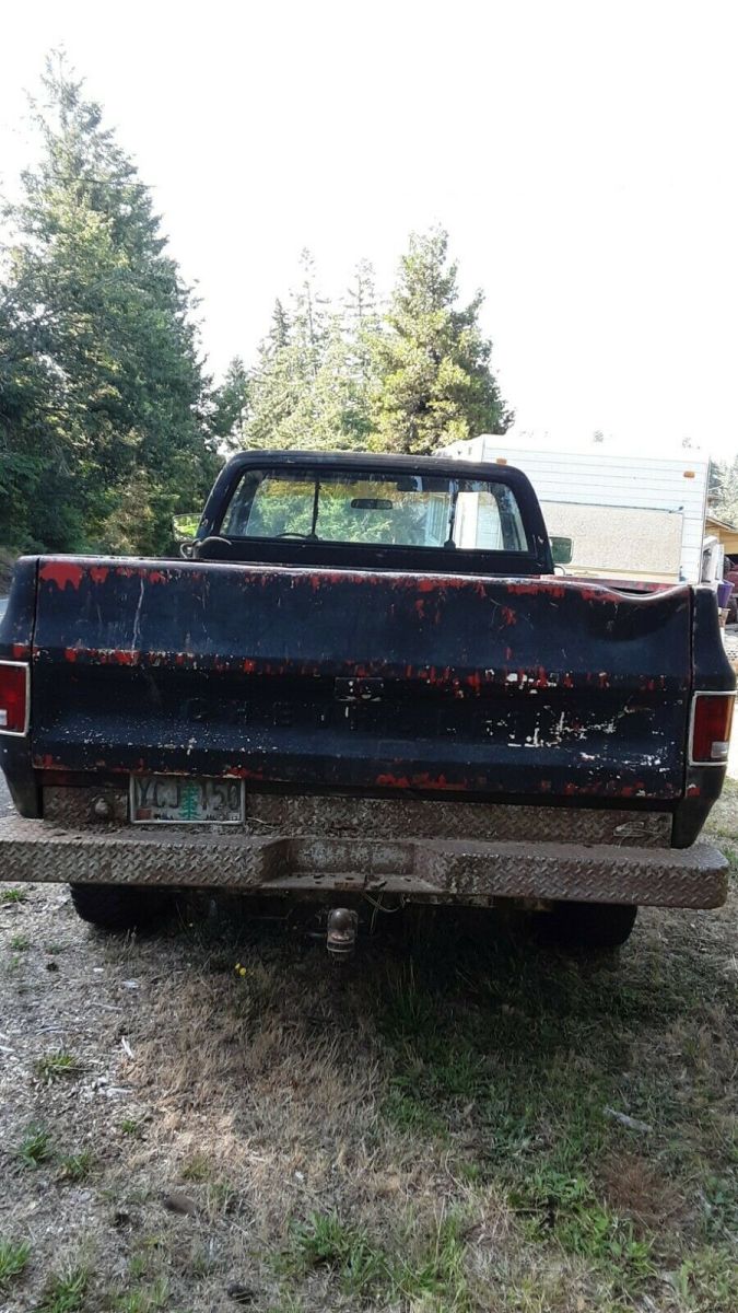 1973 chevy heavy 3/4 4x4 longbed pickup truck