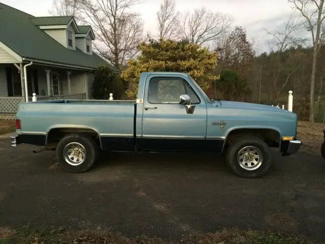 rare one owner c10 short bed square body chevy 6.2 diesel silverado georgia nice