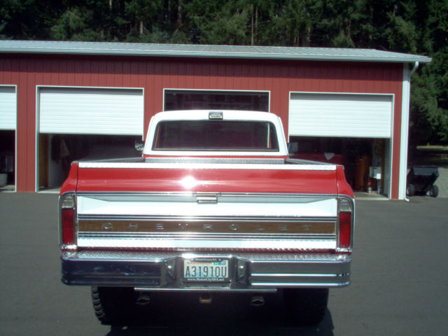 1972 chev super cheyenne 4x4 3/4 ton pickup
