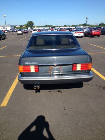 black 1990 mercedes-benz 560 sel sedan rwd clean title