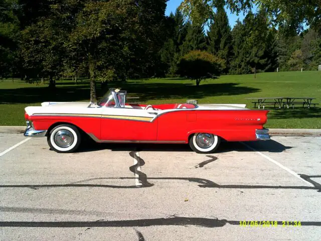1957 ford fairlane 500, retractable hardtop / convertible