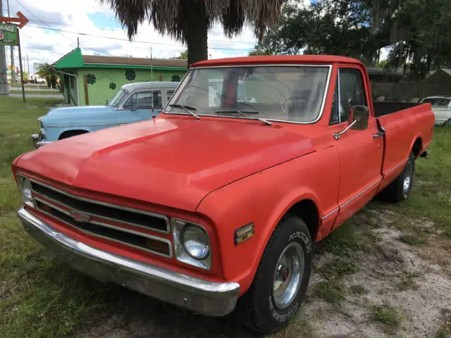 1968 chevrolet c-10 truck red