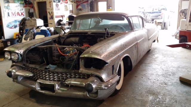 1958 cadillac rat rod lead sled murdered out! l@@@@k