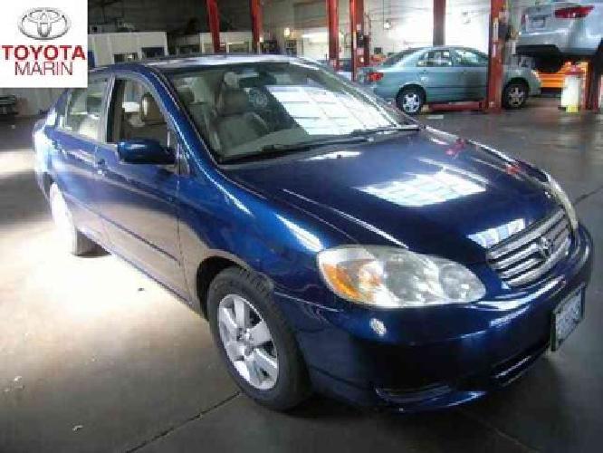 2004 toyota corolla le..one owner in san rafael, ca