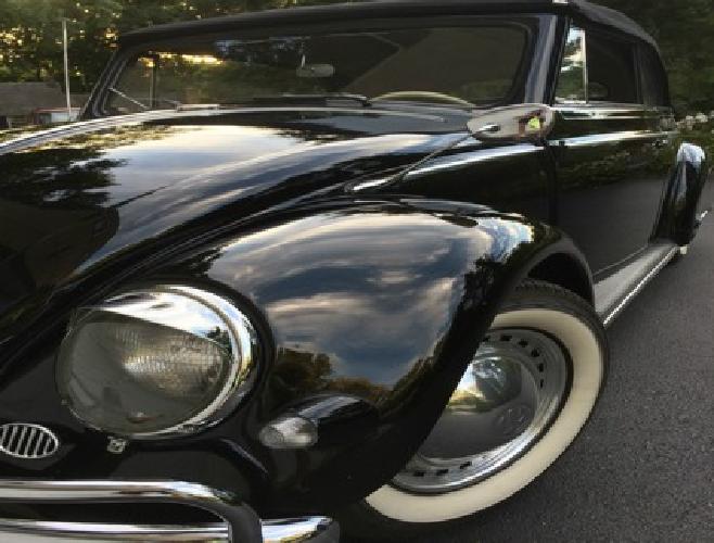 1955 volkswagen beetle karmann kabriolett in denver, co