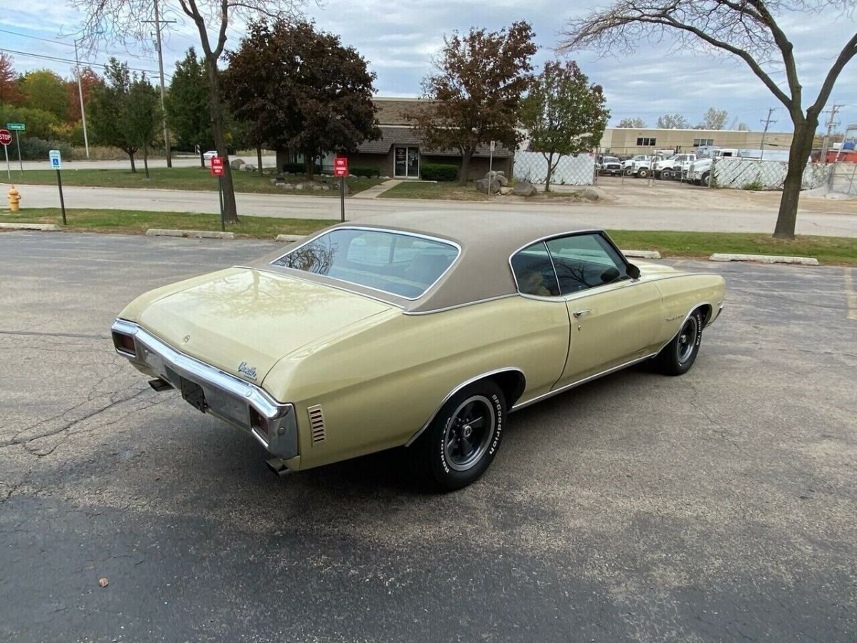 1970 chevrolet chevelle numbers matching heavily documented build sheet