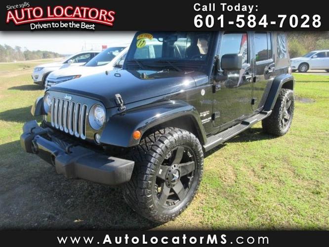 used 2017 jeep wrangler 4wd sahara hattiesburg, ms 39402 for sale in hattiesburg, mississippi