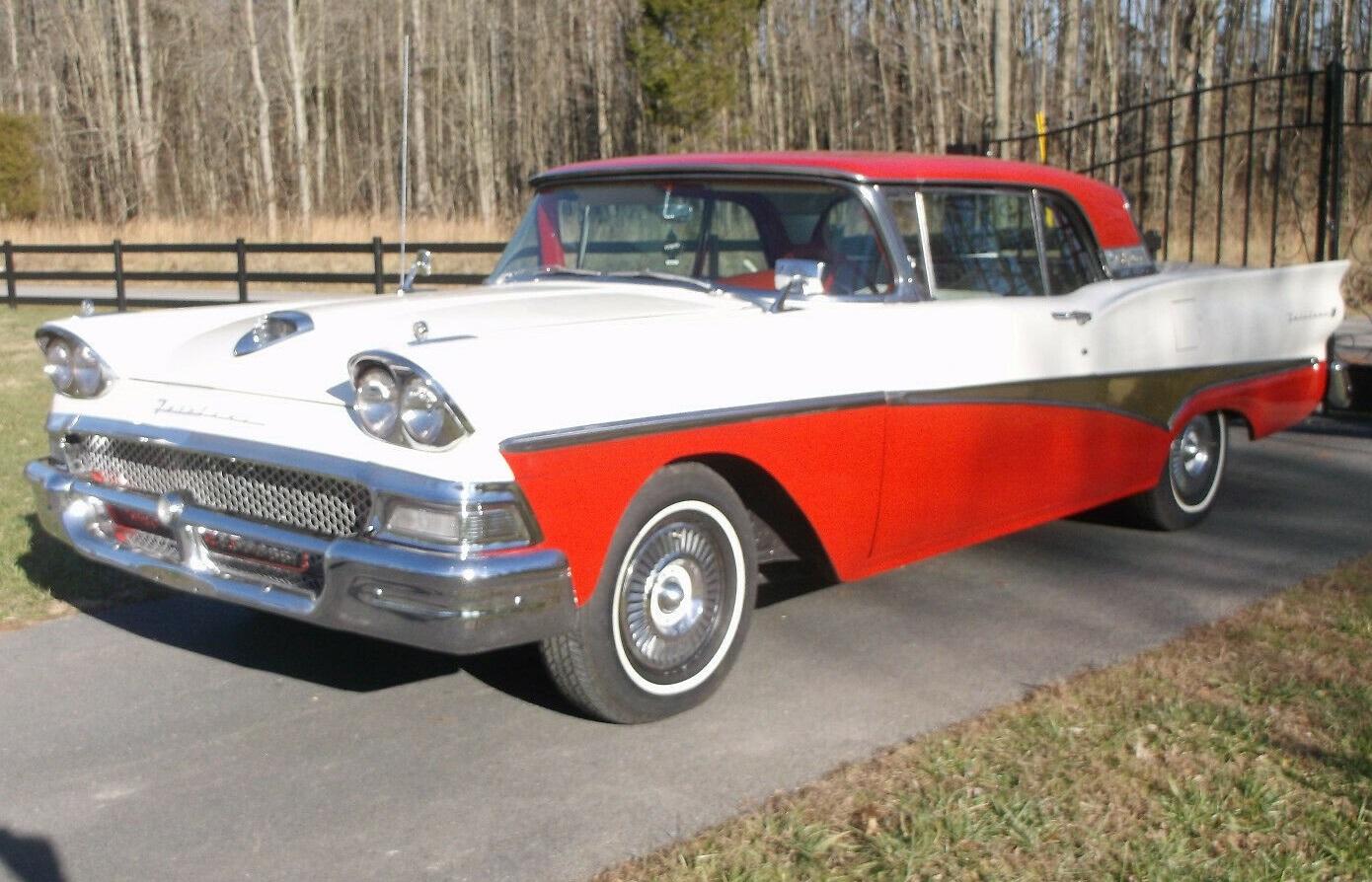 1958 ford fairlane 500 skyliner retractable automatic