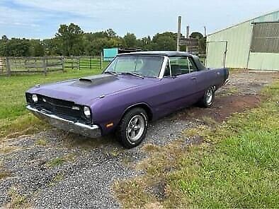 1969 dodge dart 4.5 gt convertible convertible purple gt
