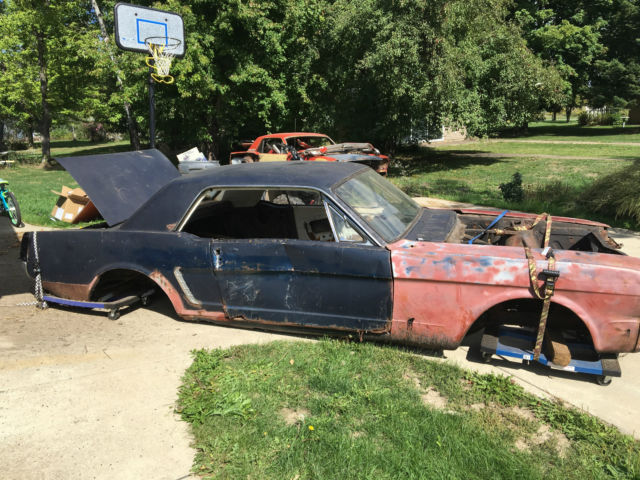 1965 ford mustang - no engine - no tranny - no axle - first real offer gets it