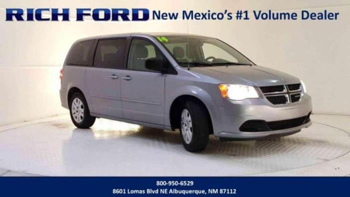 2014 dodge grand caravan se se 4dr mini-van for sale in albuquerque, new mexico