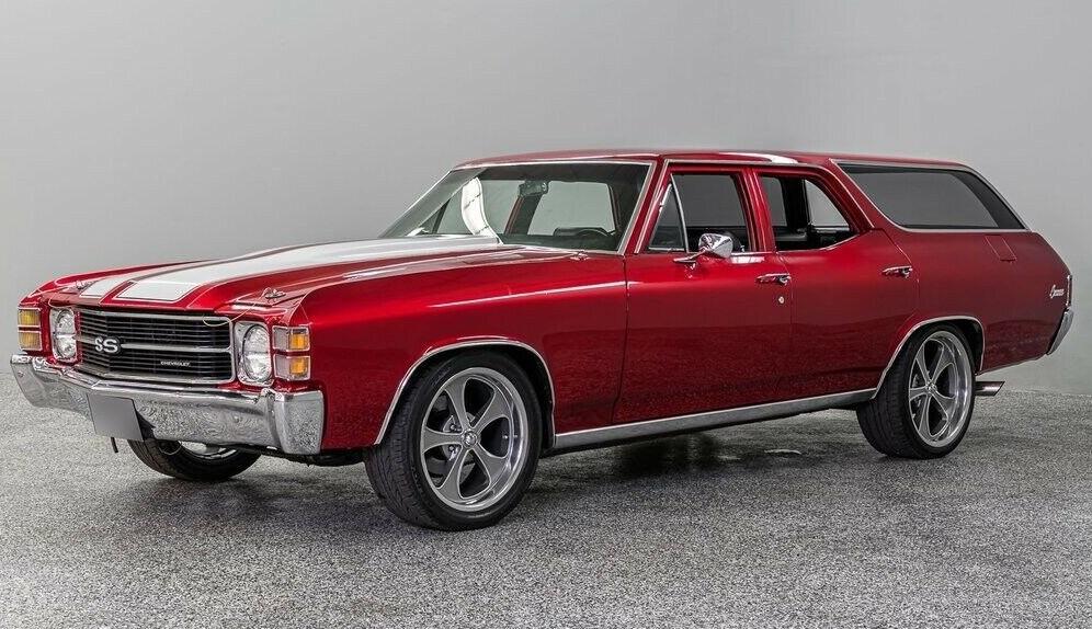 1970 chevrolet chevelle concours restomod stunning deep metallic maroon with white ss