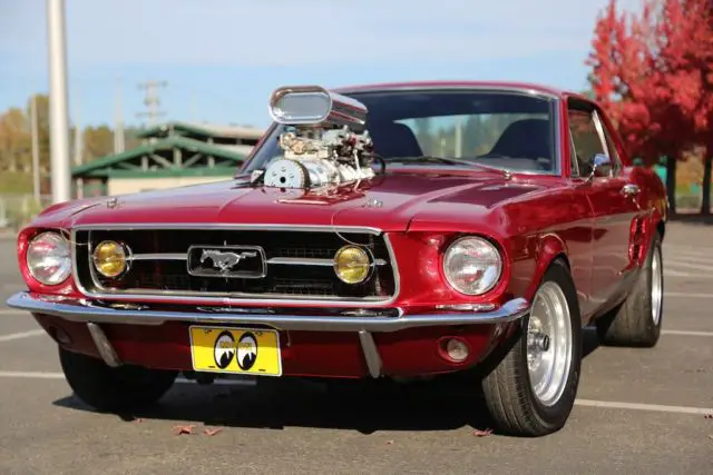 1967 ford mustang - supercharged 427 with performance upgrades! nice