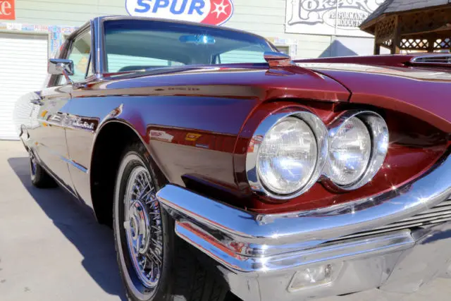 1964 ford thunderbird vintage burgundy 390 v8 automatic