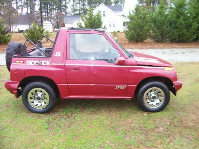 geo tracker convertible sidekick jeepruns great