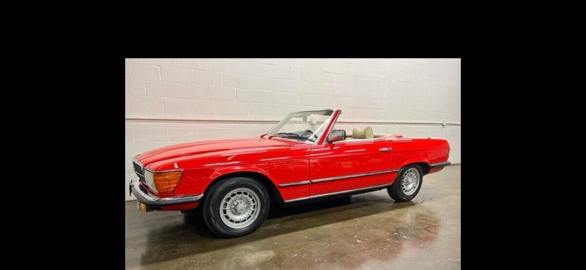 1978 mercedes-benz 280 sl red