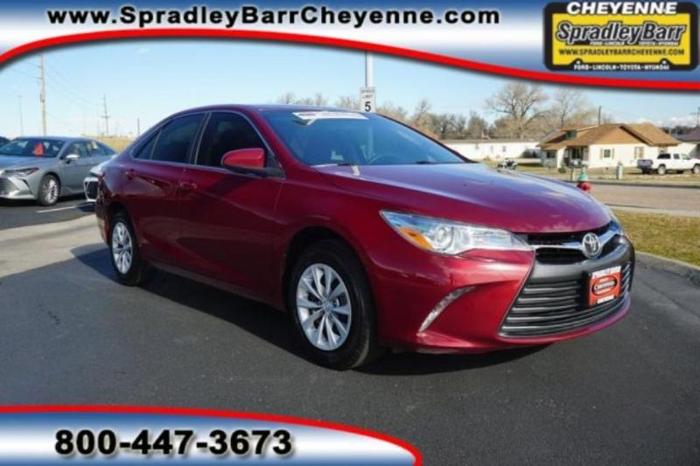 2016 toyota camry le le 4dr sedan for sale in cheyenne, wyoming
