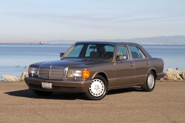 mint 1990 mercedes benz 300se w126 desert taupe 78k miles one california owner
