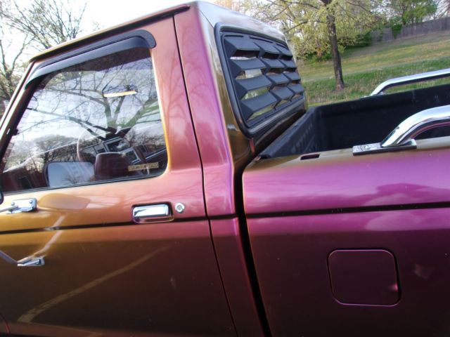 1985 ford ranger 4 cyl - chameleon iridescent paint - low miles - great truck