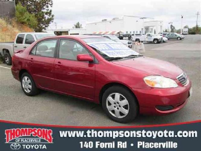 2005 toyota corolla le in placerville, ca