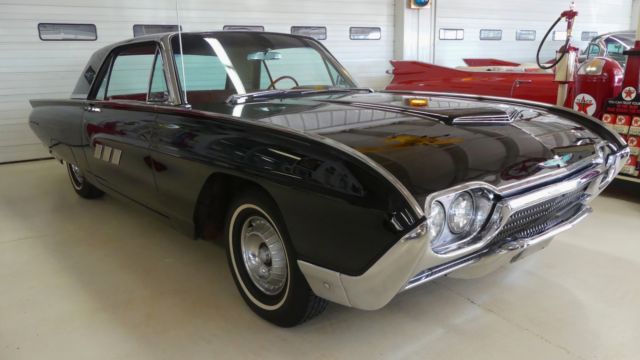 1963 ford thunderbird 42834 miles black 2 door hardtop 390 automatic