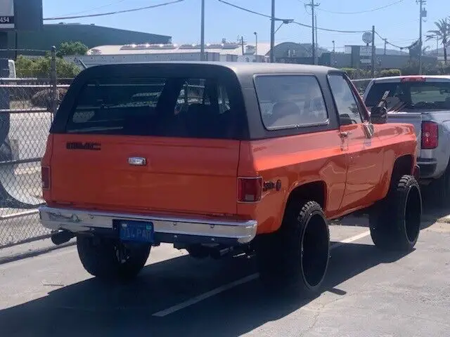1974 gmc jimmy suv orange 4wd automatic 4x4 blazer ls swap 6.0