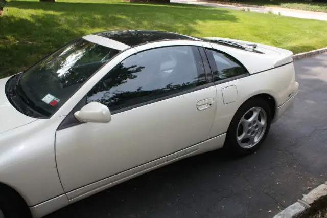 1991 nissan 300zx twin turbo tt pearl white t-tops excellent in/out stock