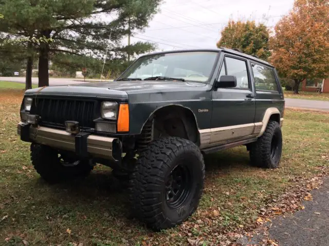 jeep cherokee rock crawler off road