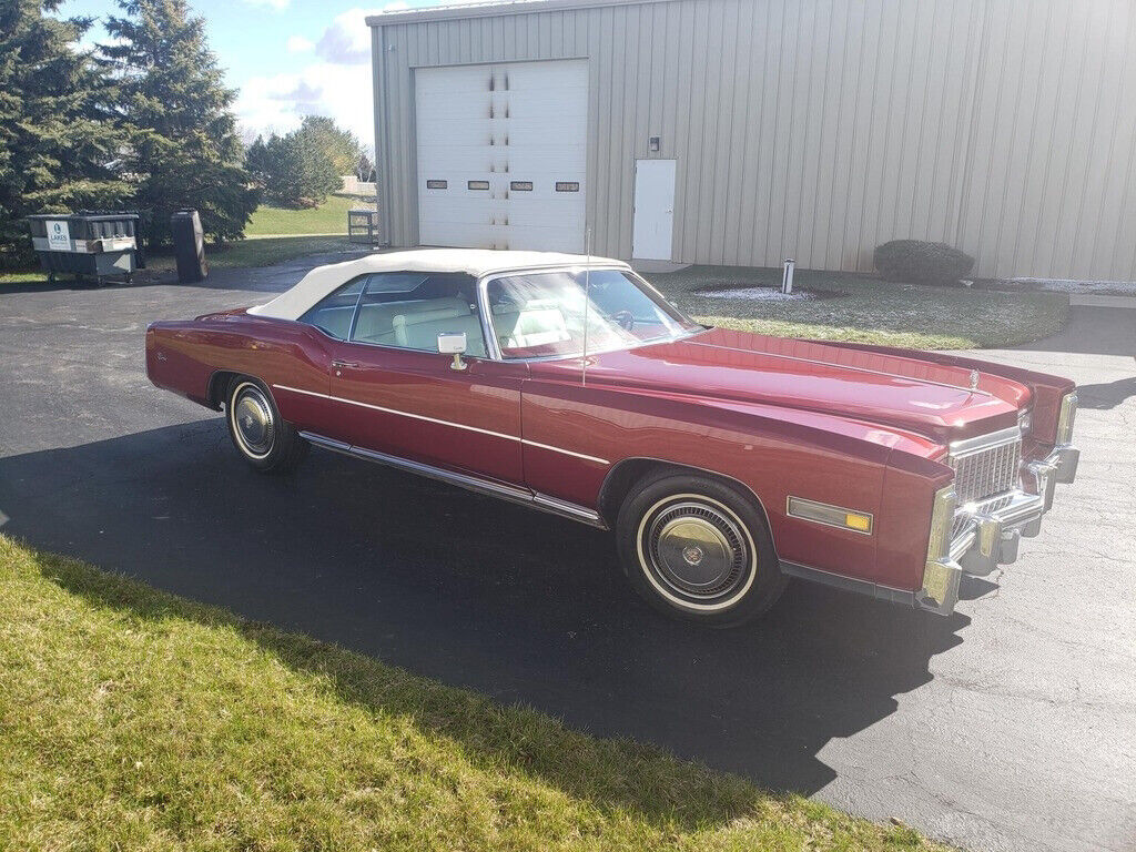 1976 cadillac eldorado 79,000 miles automatic fwd leather interior