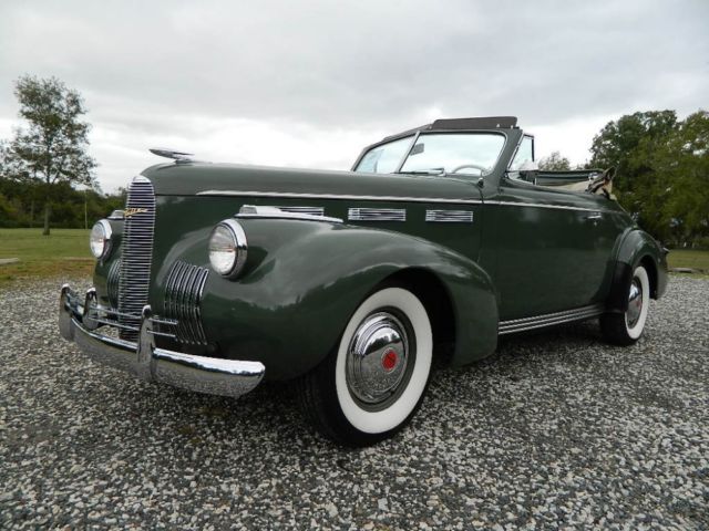 1940 lasalle series 50 convertible older restoration runs excellent