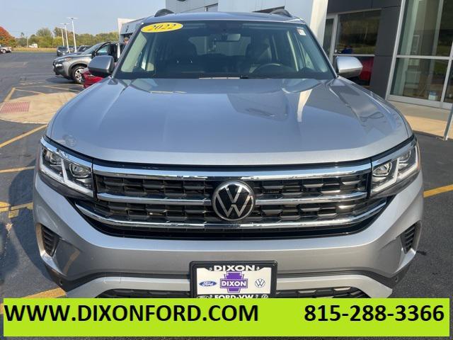 2022 volkswagen atlas 3.6l se w/technology