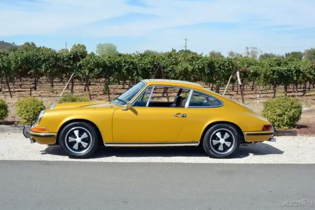 72 porsche 911e sunroof coupe #match orig floors factory sport seats full resto