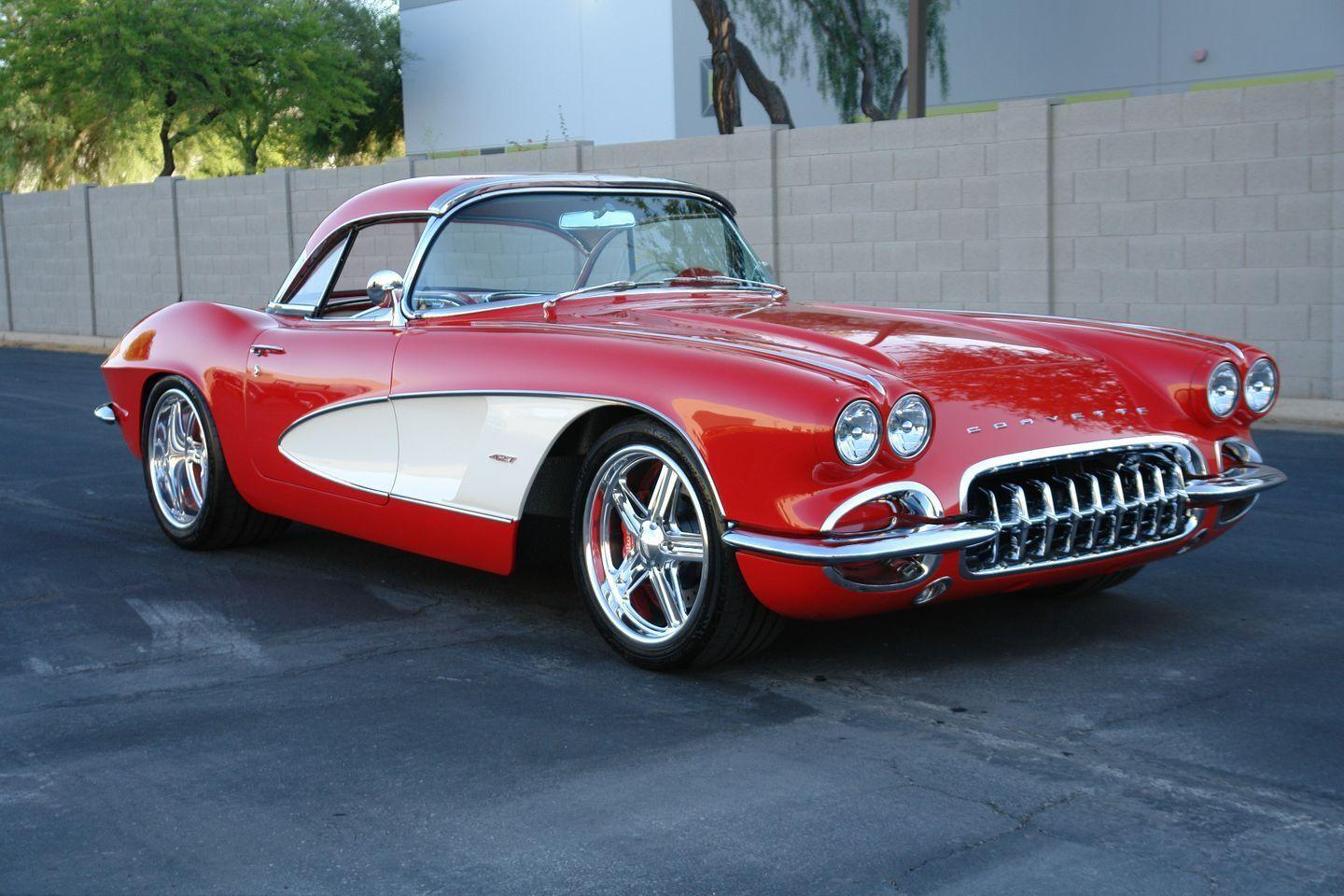 1962 chevrolet corvette convertible automatic red with 474 miles