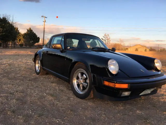 1980 porsche 911 carrera targa....triple black...air cooled w/ air conditioning