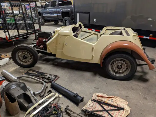 1952 mg td convertible brown rwd manual
