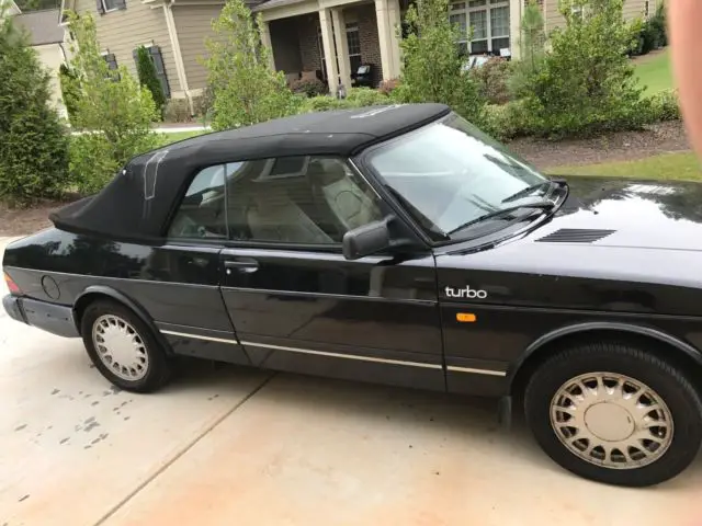 1989 saab 900 turbo convertible 5 speed - no reserve auction