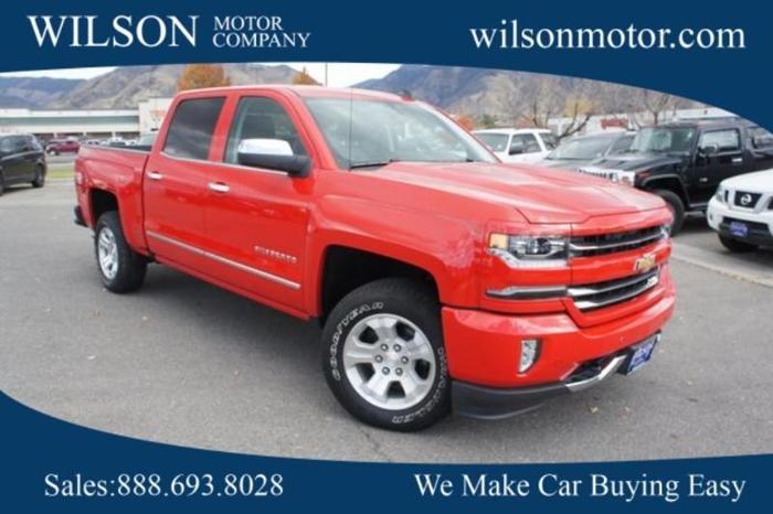 2016 chevrolet silverado 1500 ltz 4x4 ltz 4dr crew cab 5.8 ft. sb for sale in logan, utah