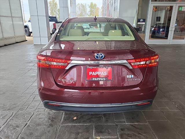 2018 toyota avalon hybrid limited