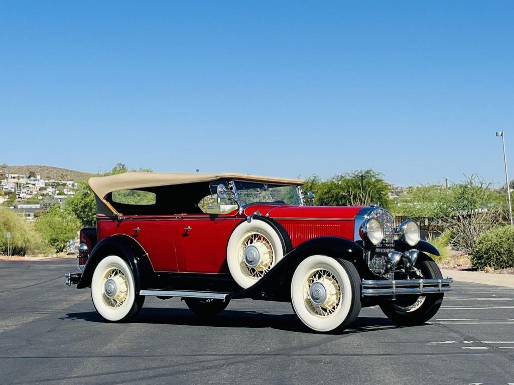 1931 buick series 60 50221 miles dark red phaeton