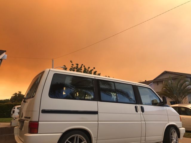 white 1993 volkswagen eurovan gl - well kept, no rust