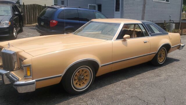 1978 mercury cougar 6.4 coupe yellow rwd automatic