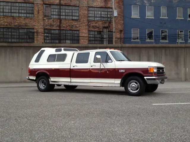 1990 ford f350 crew cab dually xlt lariat low miles 460 v8 low miles