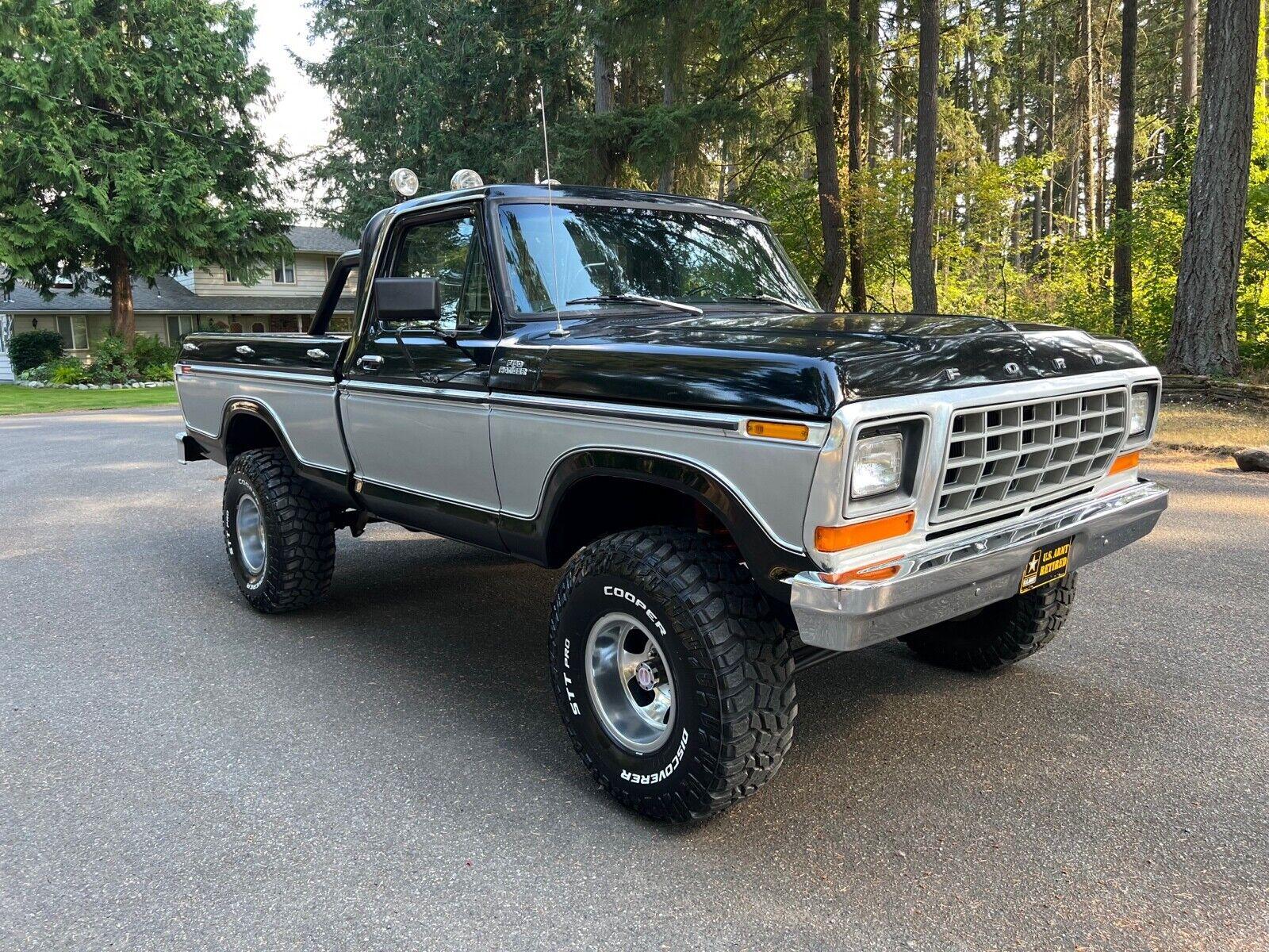 1978 ford f 150 ranger short bed 4x4 351 original paint no rust
