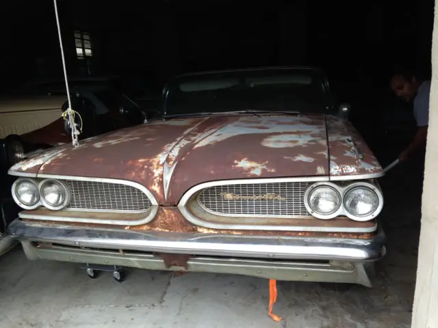 1959 pontiac bonneville 2-door hardtop for restoration no reserve!