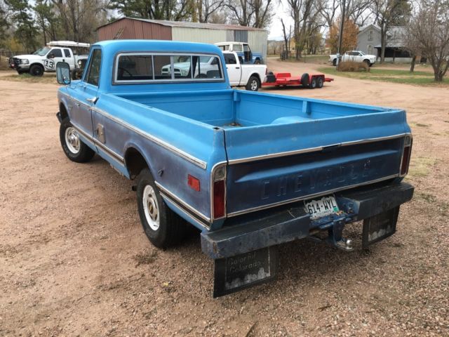 1969 chevy k10 1/2 ton 4x4 original owner truck survivor