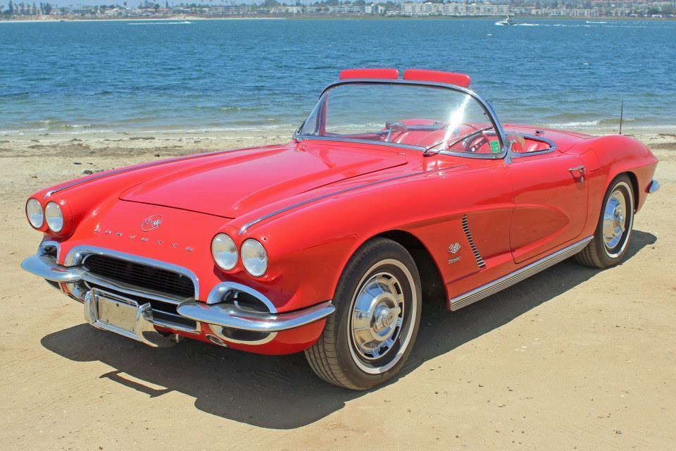 1962 chevrolet corvette red on red modern custom fuel injection