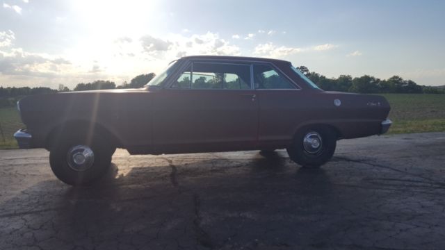 1963 chevy ii nova hardtop barn find roller